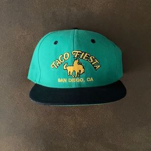 Stitched snap back cap - Taco Fiesta